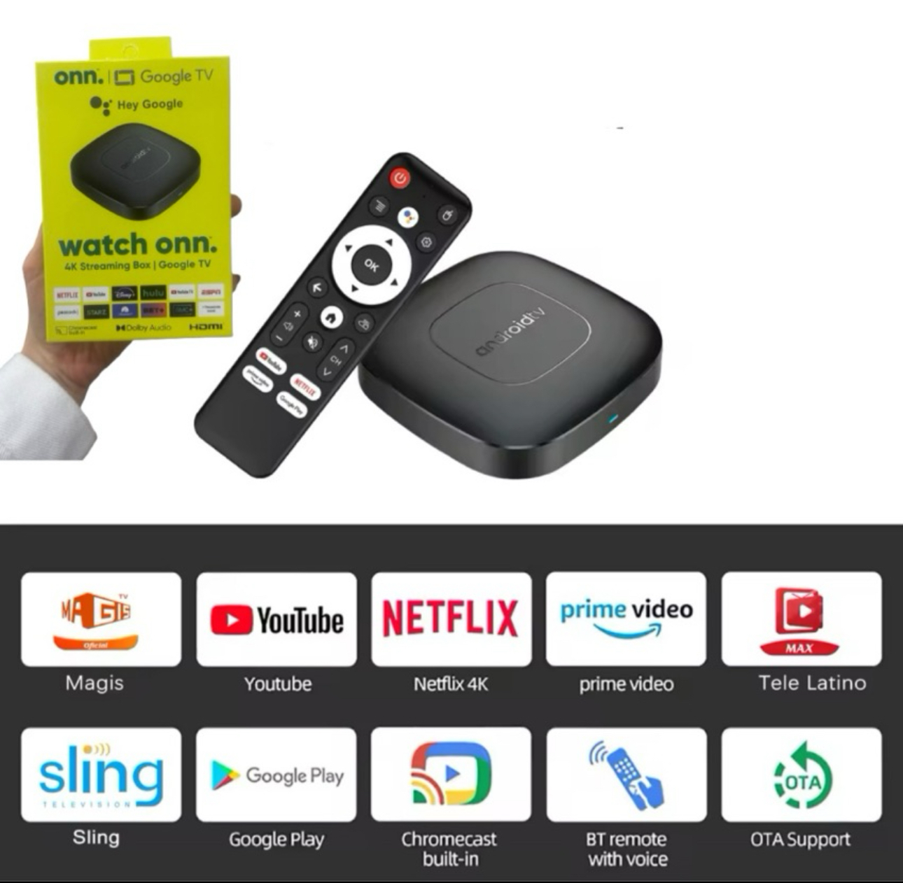 Miniatura 4 de TV BOX WATCH Onn 4k STREAMING TV MAGISS